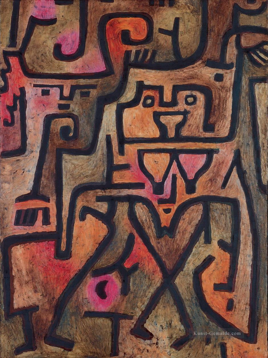 Waldhexe Paul Klee Ölgemälde
